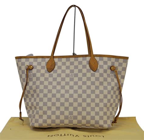 louis vuitton neverfull mm white